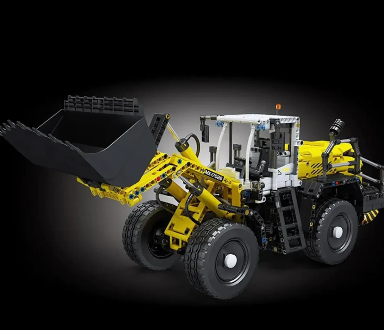 Remote Controlled Liebherr L550 Wheel Loader Brick Set