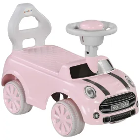 Ride On Car Foot To Floor Sliding Car w/ Air Horn - Pink