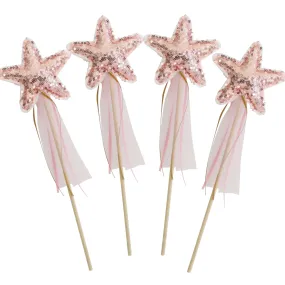 Rose Gold Sequin Star Wands - Alimrose