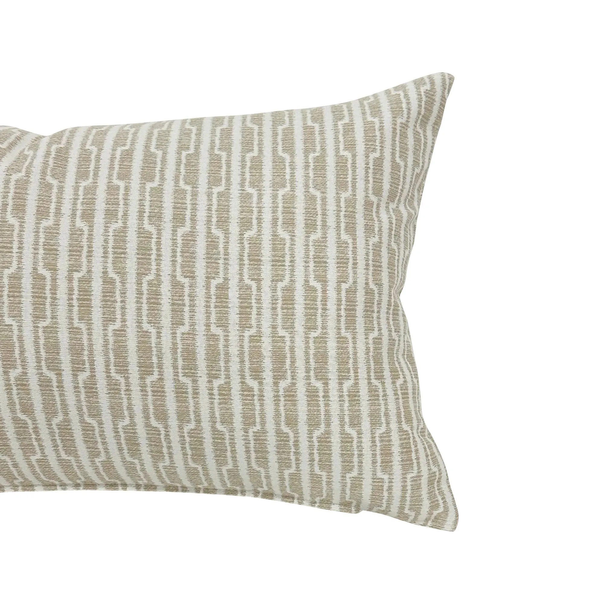 Royal Beige Boho Chic Lumbar Pillow Cover 15x26