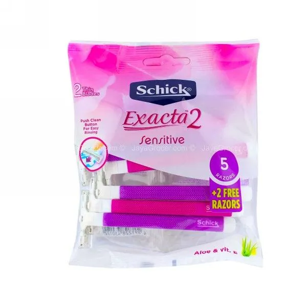 SCHICK EXACTA 2 WMN RAZORS  5 2FREE