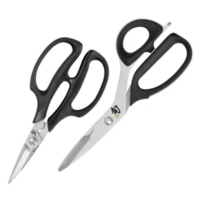 Shun 2 Piece Premium Take-Apart Kitchen Shears & Herb Scissors Set