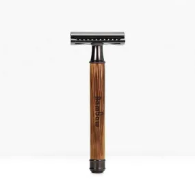 Slim Bamboo Safety Razor - Dark