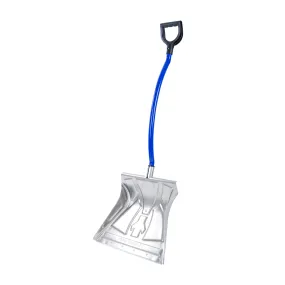 Snow Joe SNJ20A-ERG Heavy-Duty Aluminum Ergonomic Snow Shovel | w/ Steel Wear Strip & D-Grip Handle | 20-Inch (Retail Ready, Blue)