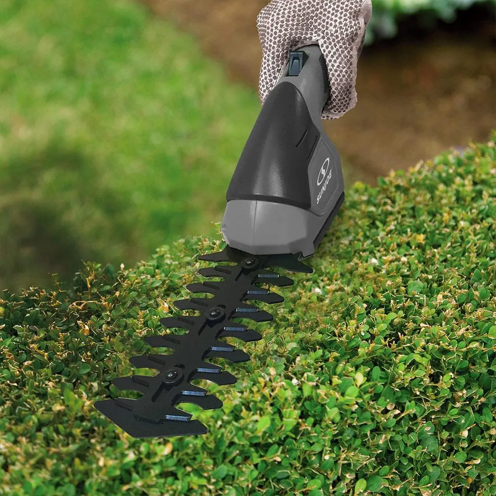 Sun Joe HJ604C-GRY 2-in-1 Cordless Grass Shear   Hedger | 7.2 V (Grey)