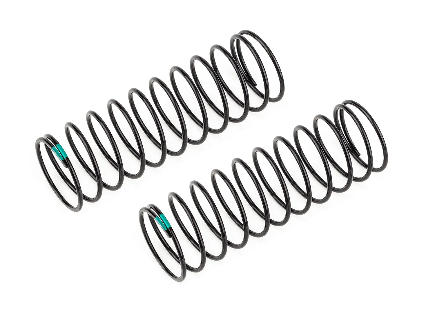 Team Associated 13mm Rear Shock Springs, green 1.8lb/in, L61, 11.5T, 1.2D (ASS91947)