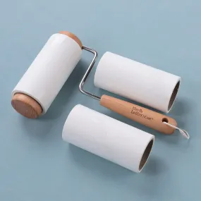 The Better Home Lint Roller for Clothes (1Pcs   2 Rolls, 60 Sheets/Roll)| Lint Remover for Clothes With Wooden Handle, Easy Tear Sheets| Clothes Roller Cleaner | Fabric Shaver For Lint, Pet Hair, Dust