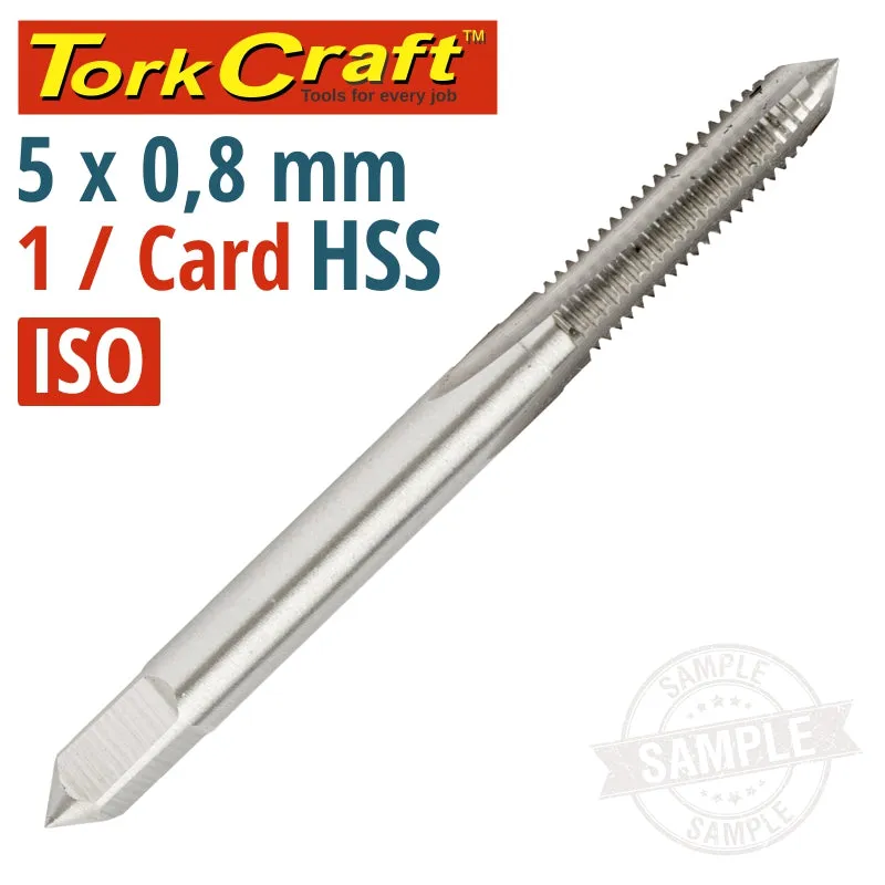 TORK CRAFT TAP HSS 5X0.8MM ISO 1/CARD NR1050C