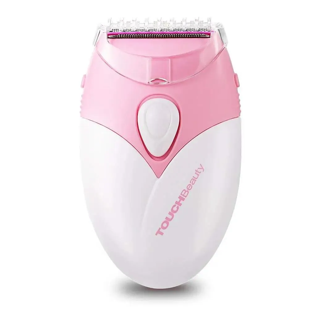 TOUCHBeauty Essentials Waterproof Wet Dry Shaving Electric Body and Bikini Dual Blade Hair Removal Trimmer Shaver TB-1459 (Pink)