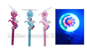 Toy Light Up Unicorn Windmill Wands Wholesale