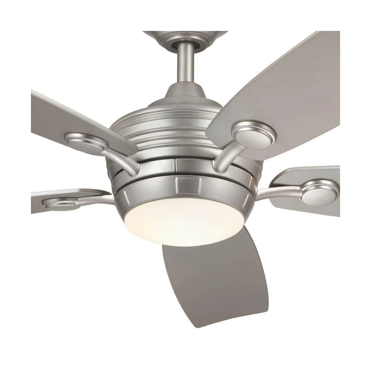 Tranquil Weather  56 Inch Brushed Nickel LED Wet Rated Ceiling Fan with Remote