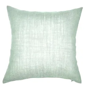 Turquoise Rustic Burlap Throw Pillow Cover 22x22