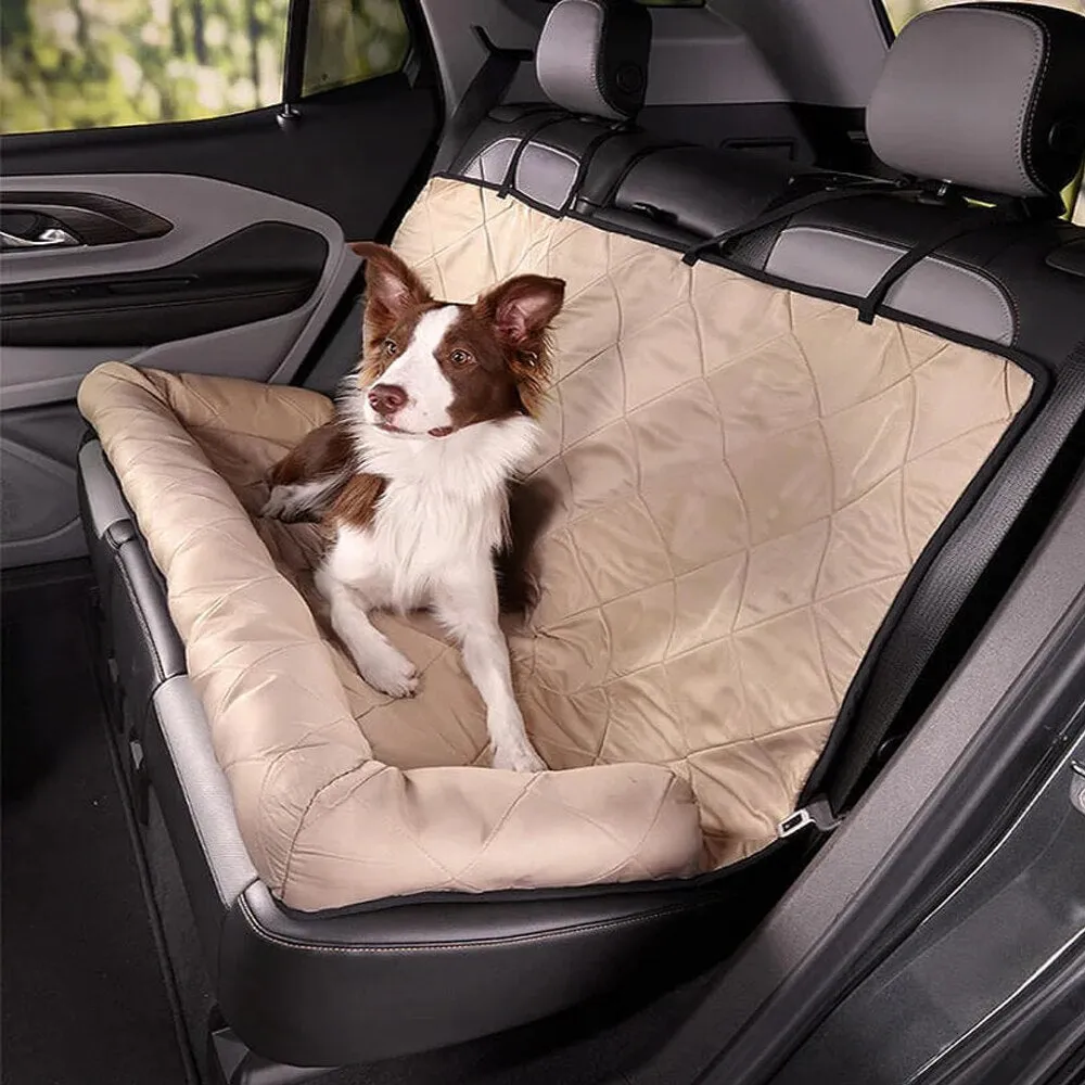 Ultimate Protection: Waterproof Dog Car Seat Cover Pad | Double-Sided Fabric Kennel | Pet Supplies Travel Car Seat Protector | Anti-Scratch Mat