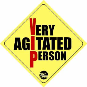 Unique Car Stickers - Very Agitated Person