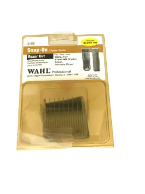 Wahl Sterling Snap On Replacement Blade Razor Cut #2190 Fits Many Clippers