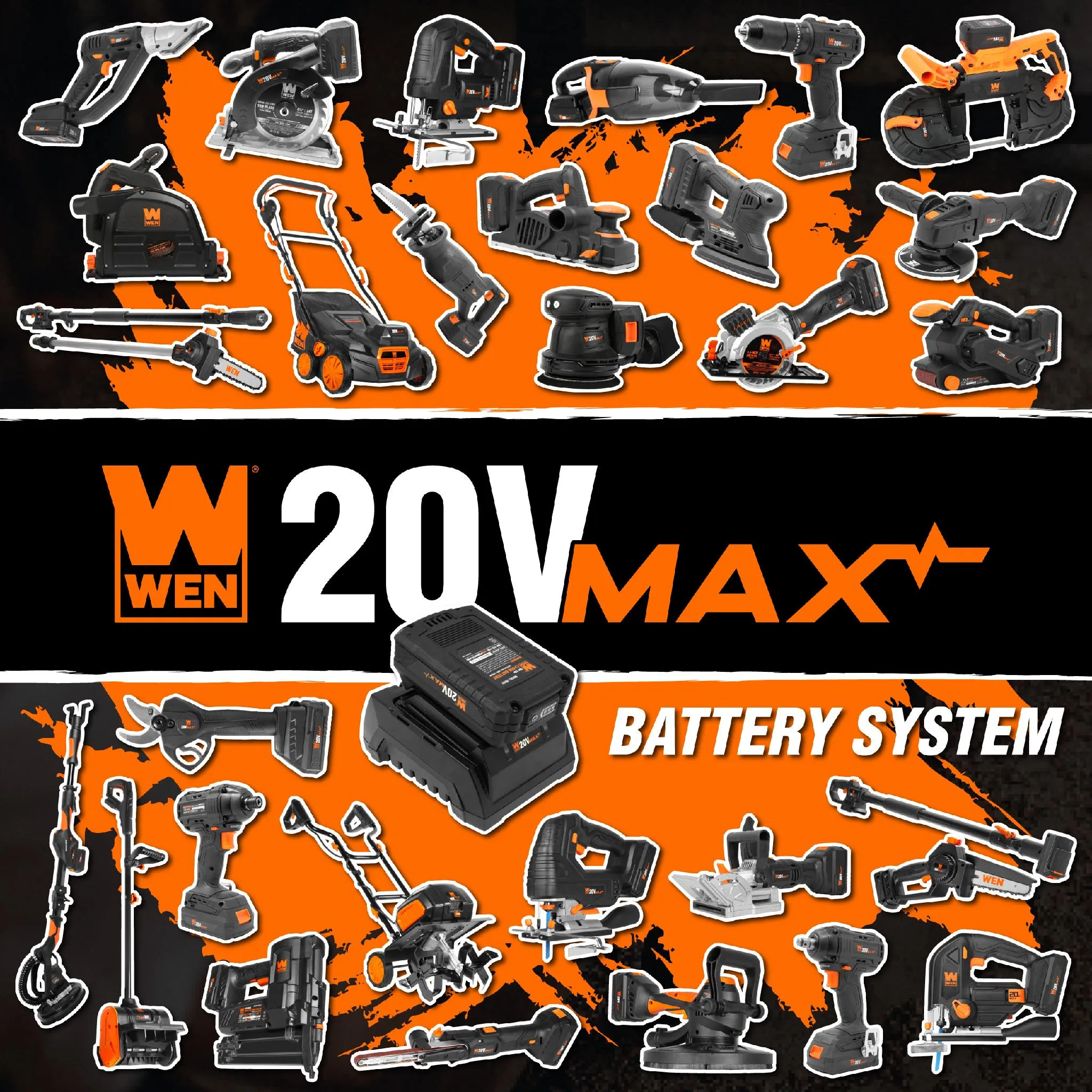 WEN 20720BT 20V Max 12-Inch Cordless Snow Shovel (Tool Only – Battery and Charger Not Included)