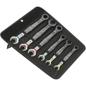 Wera 6000/6002 Joker 6 Set of ratcheting combination / double open-ended wrenches - 6 pieces