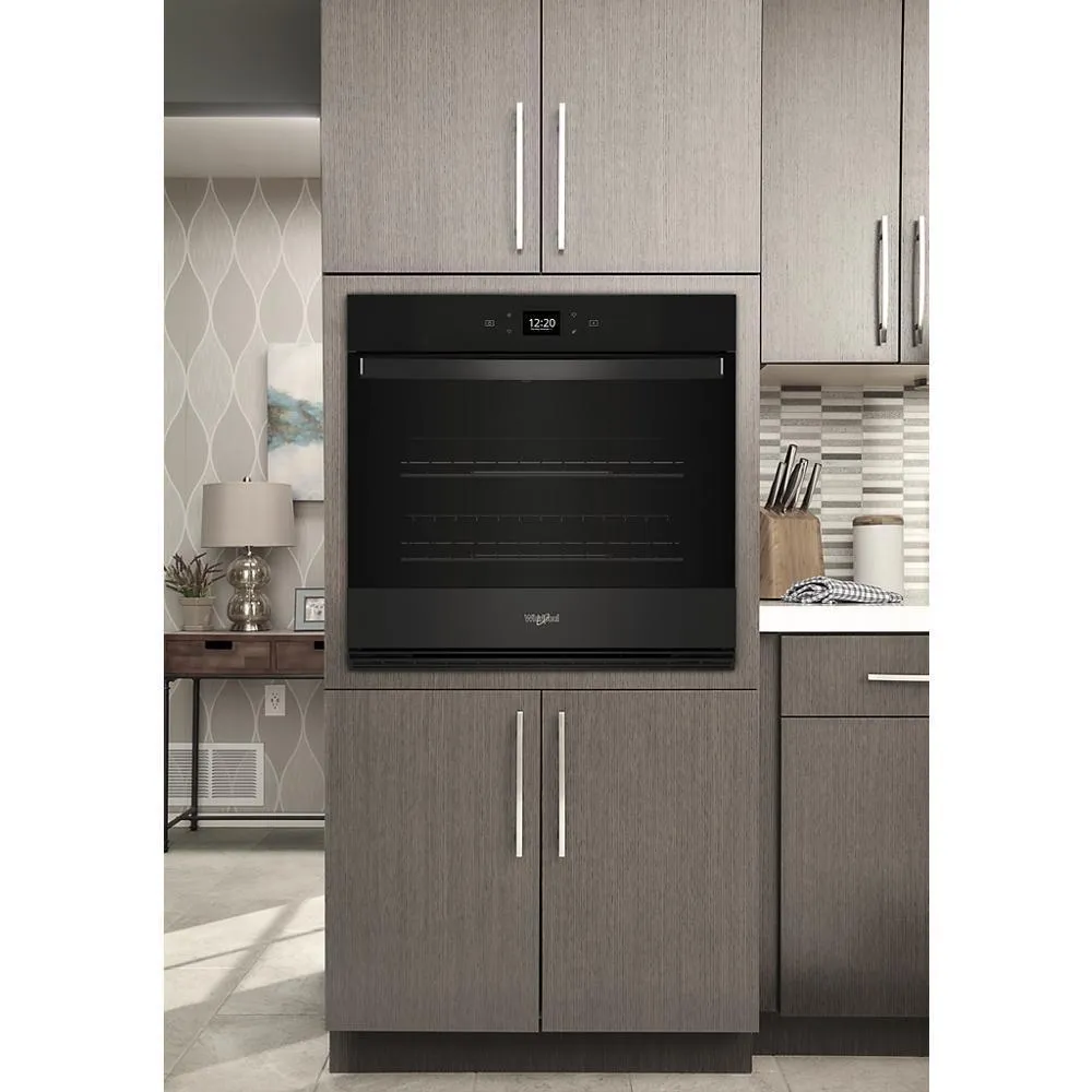 Whirlpool WOES5027LB 4.3 Cu. Ft. Single Wall Oven with Air Fry When Connected