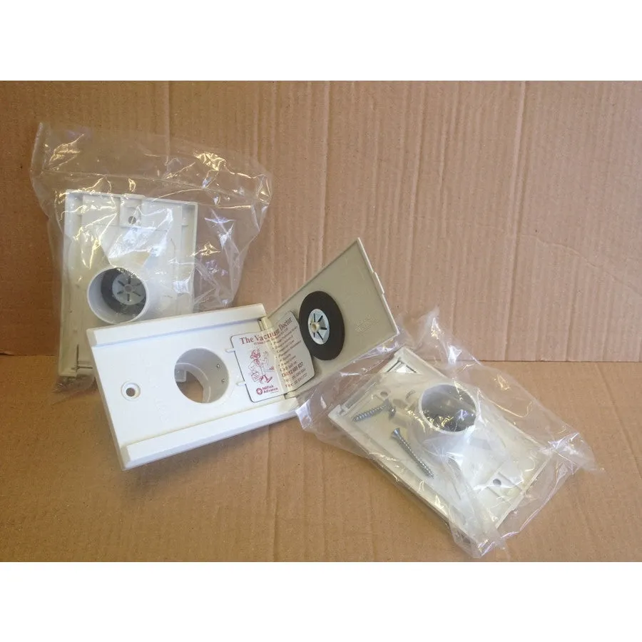 White Flapvalve For Autostart Of Built-In Ducted Vacuum Cleaner System