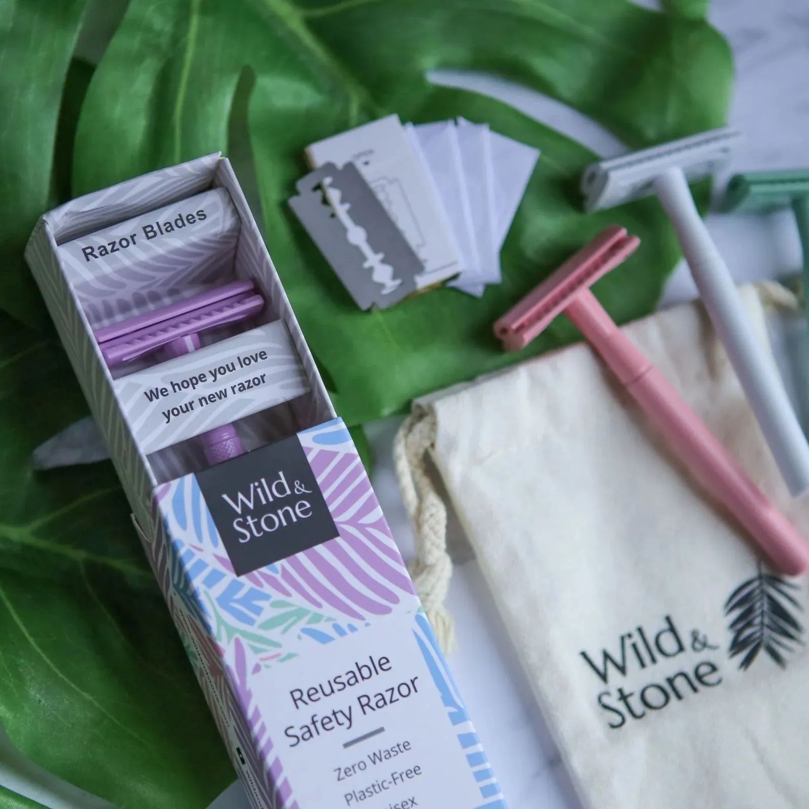 Wild & Stone - Reusable Safety Razor Rose